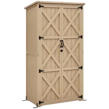 Wooden Outdoor Garden Storage Shed 1