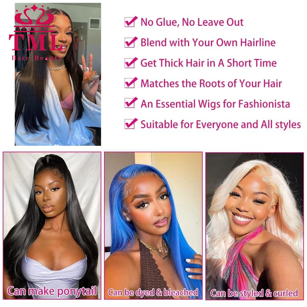 Human Hair Wigs for Women 30 Inch