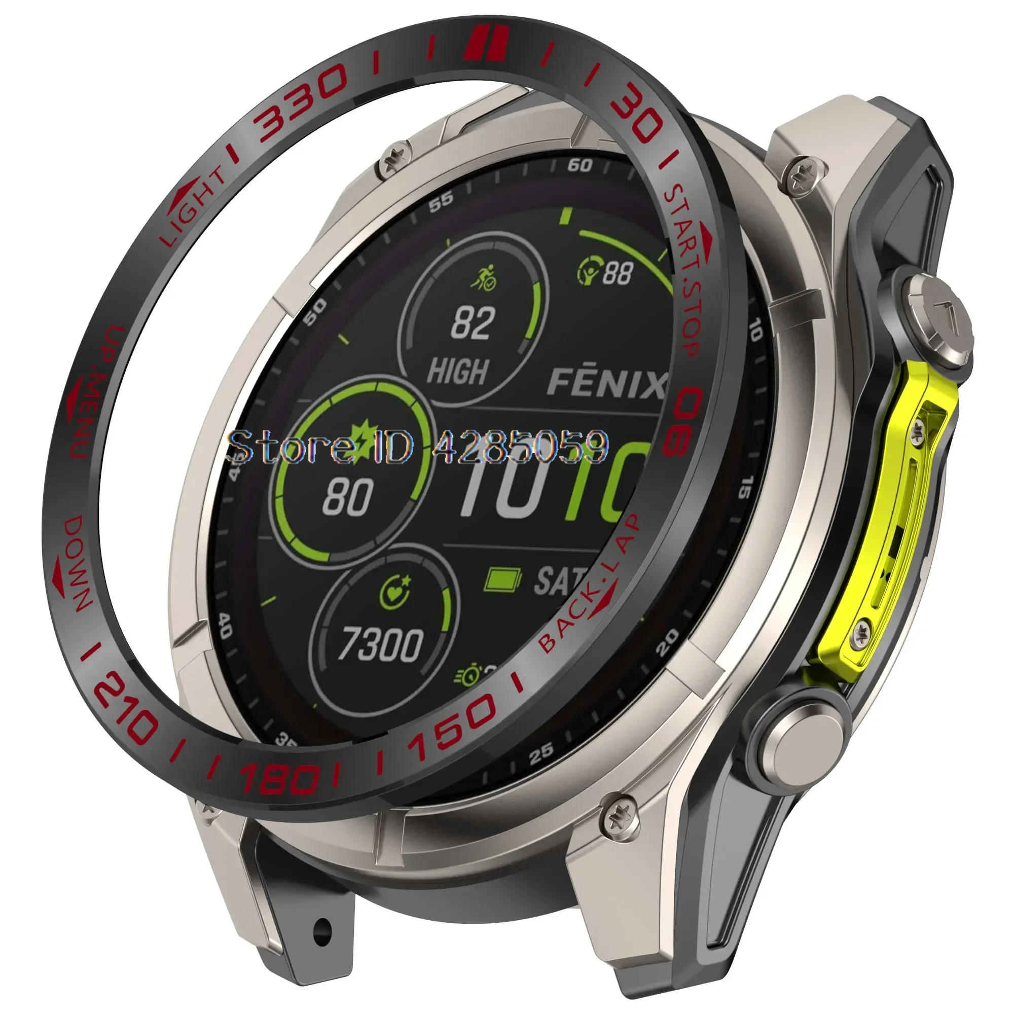 Garmin Fenix ??8 용 금속 링 베젤 Fenix8 SOLAR 51mm 쉘 프레임 보호 케이스 베젤 용 AMOLED 51mm 스마트 시계 범퍼 커버