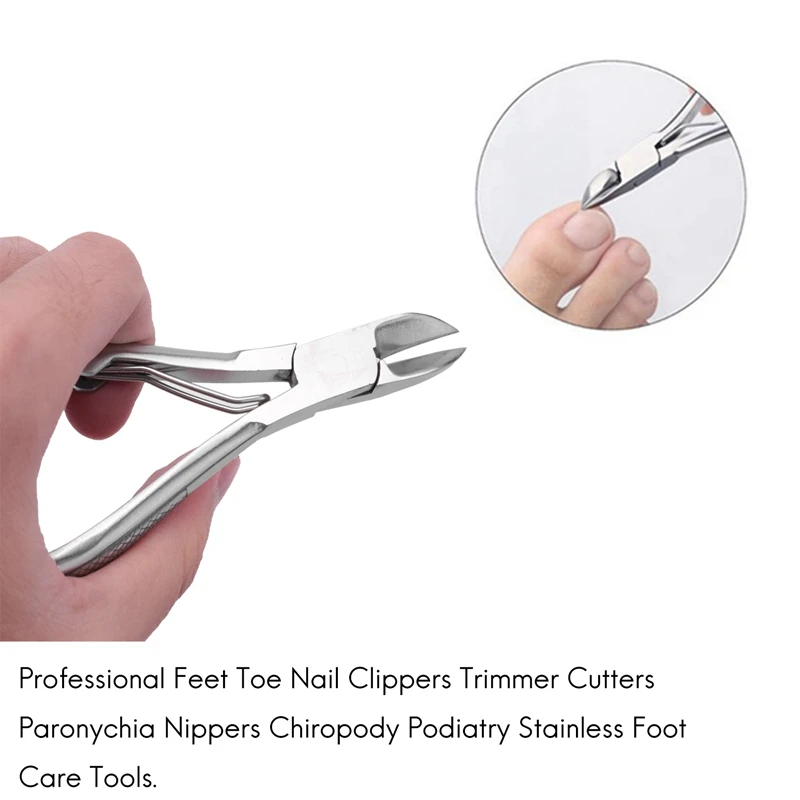 Nail Clipper Nail Clippers Toe Nail Clipper Professional Feet Toe Nail Clippers Trimmer Cutters Paronychia Nippers Chiropody Podiatry Stainless Foot Care Tools