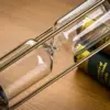 Handmade Glass Empty Hourglass Bottle Container Metal Three Column Sandglass Creative Sand Clock Timer Office Home Decoration 4