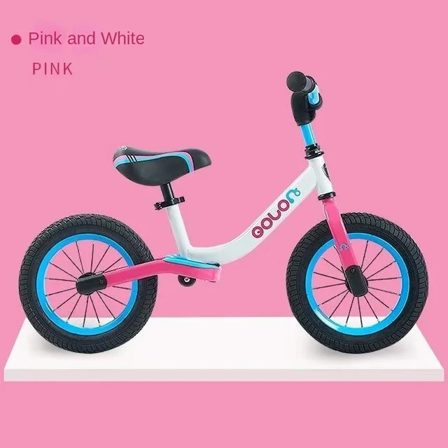 LazyChild 2-8 Year Old Children's Scooter Without Pedal Pneumatic Tire Children's Bicycle Safe and Labor-Saving Baby Bicycle 3