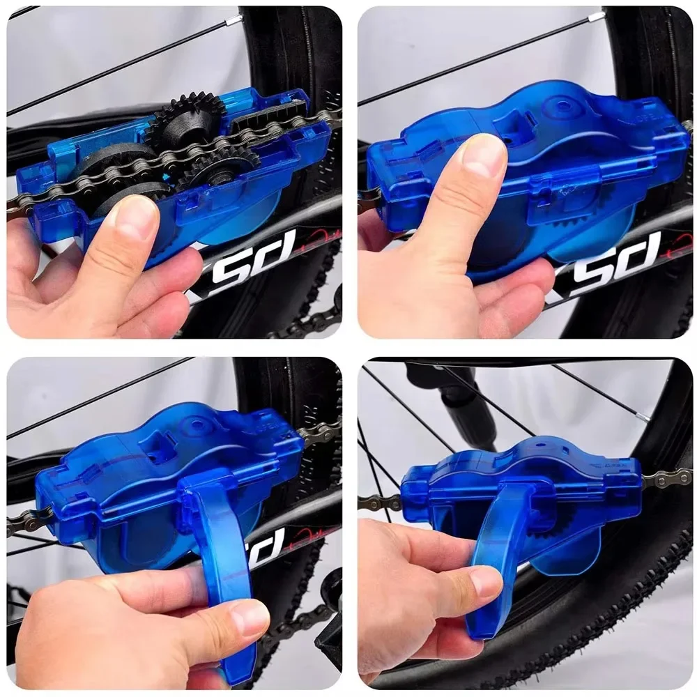 Bicycle Chain Washer Mountain Bike Free Wheel Lubrication Effortless Chain Maintenance Major Increase Speed Cleaning Tools Parts