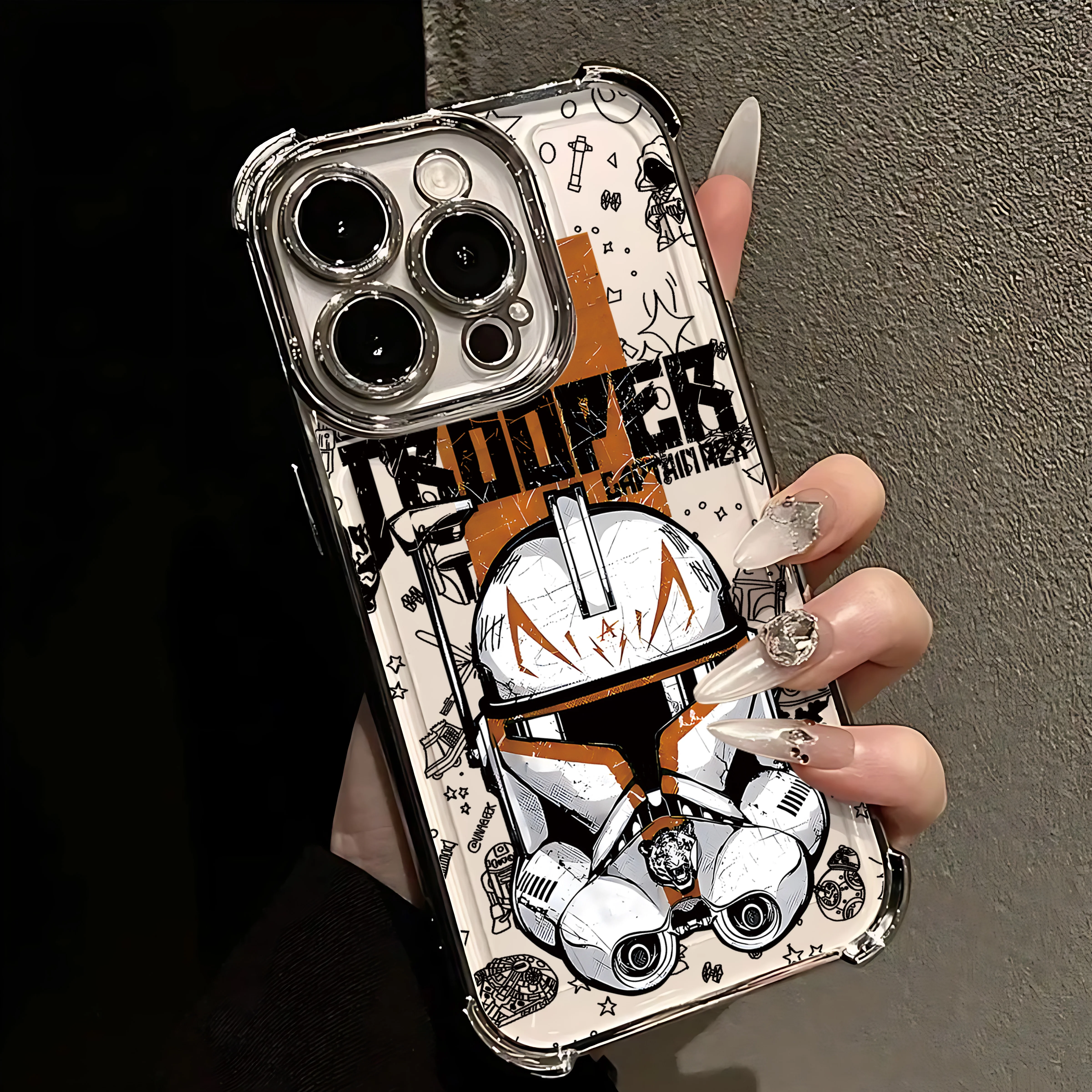 Galactic Shield Anti-Fall Phone Case - Cool S-Stars War Design