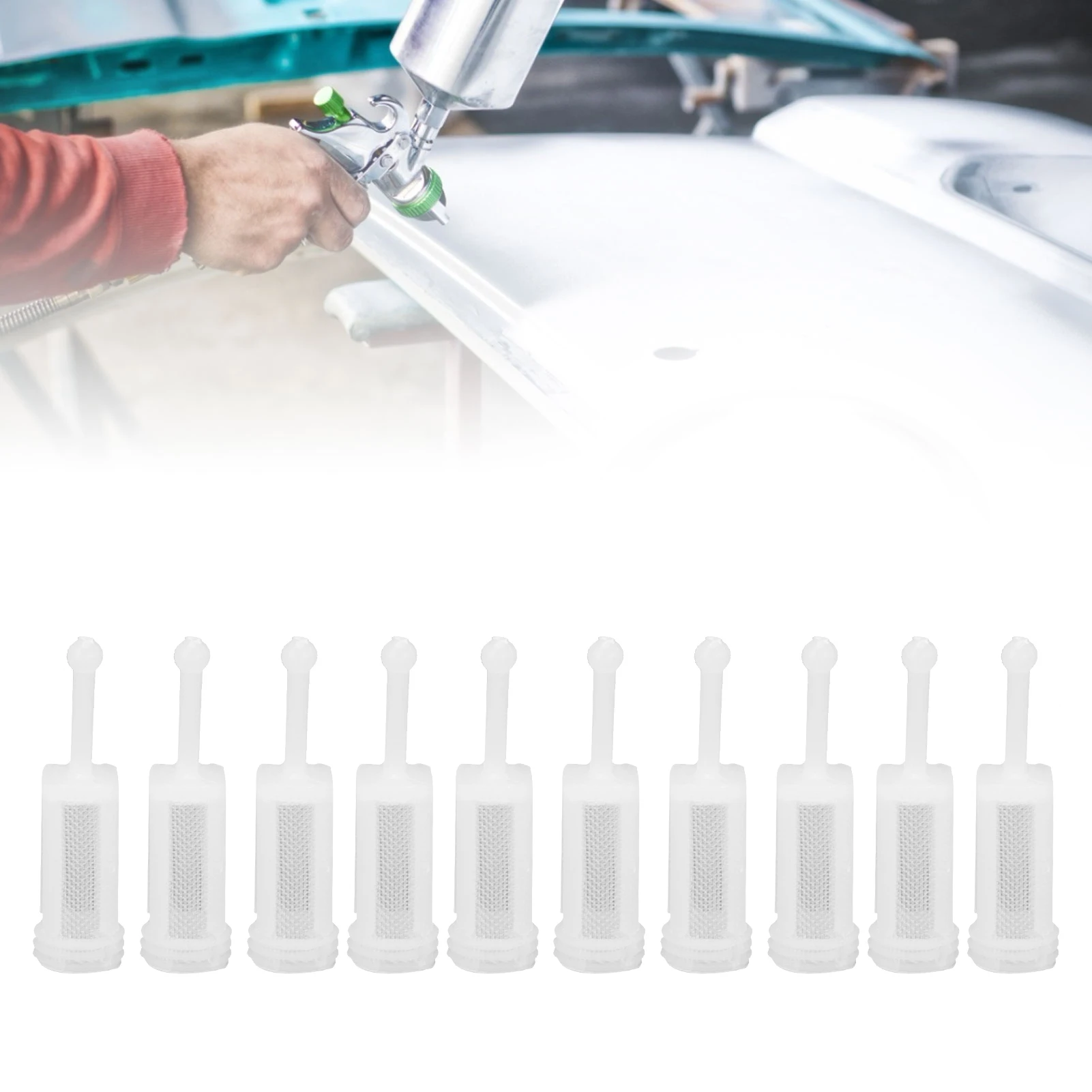 Spray Gun Filters Nylon Fine Mesh Car Paint Spray Gun Filter Strainer for Paint Sprayers Filter Sprayer