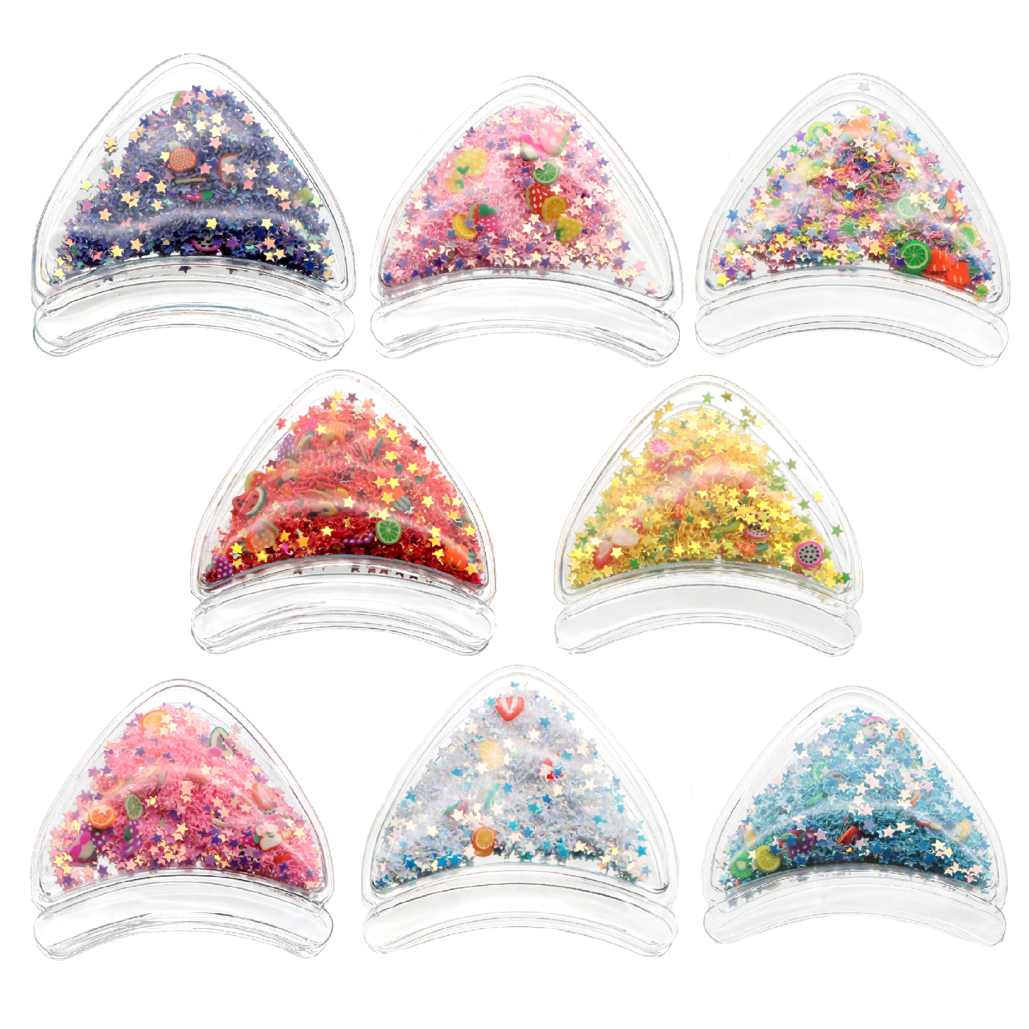 Шейкер с блестками из полимерной глины для девочек аксессуары волос шейкер