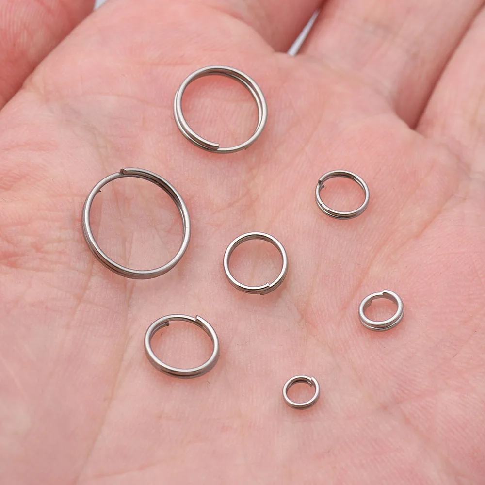 Chstarina 1100Pcs Anneaux De Saut Ouvert En Métal Avec Boîte