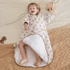 Sleeping Bag For Babies 0-24Months Thicker Winter Sleep Sack Removable Sleeves Kids Anti-Kick Prevent Cold Baby Blanket 3.5Tog 2
