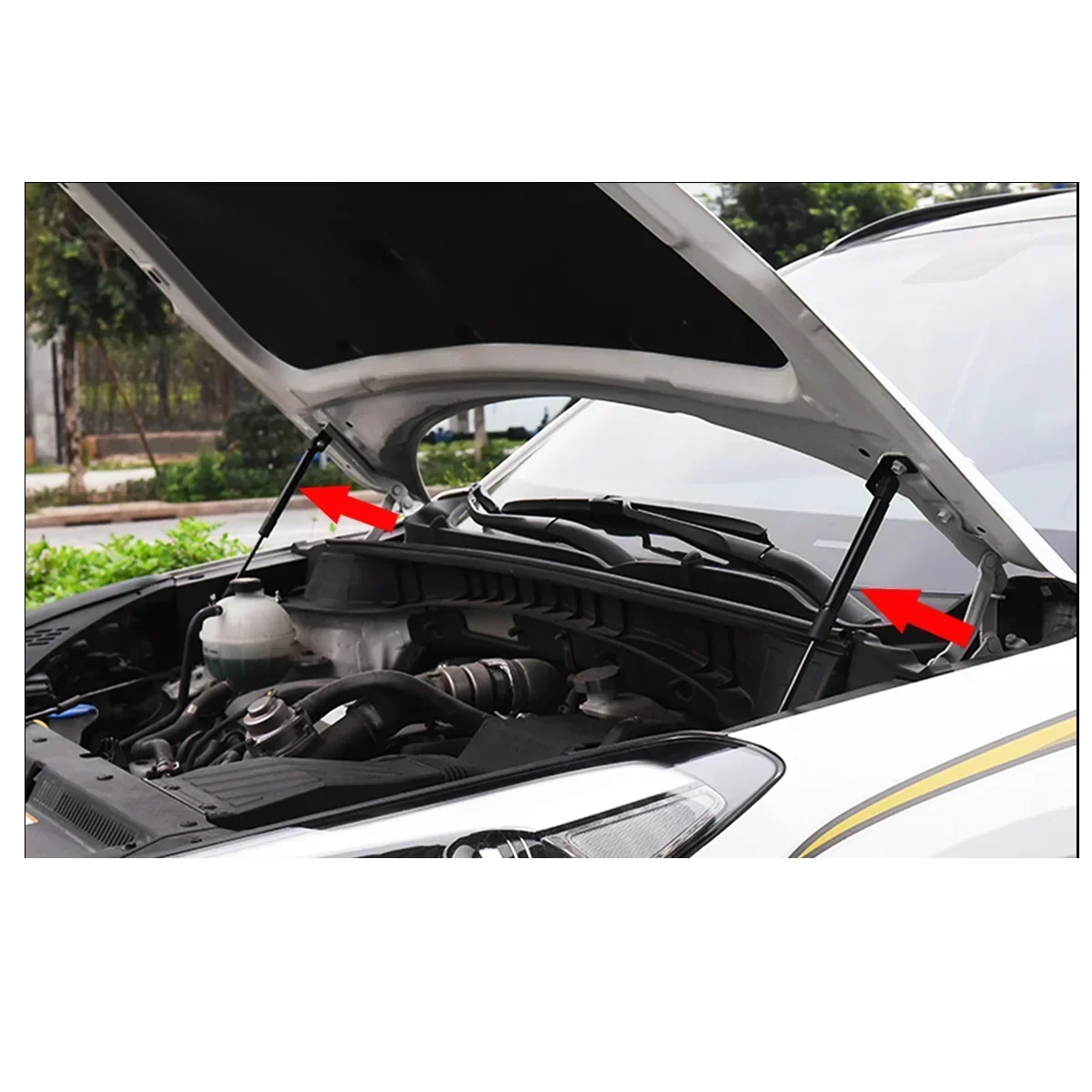 BMW 3 시리즈 E90 E91 E92 E93 2004-2013 OE 51237060550용 프론트 후드 서포트 가스 스트럿 스프링 1쌍 (스트럿 바 보닛 로드)