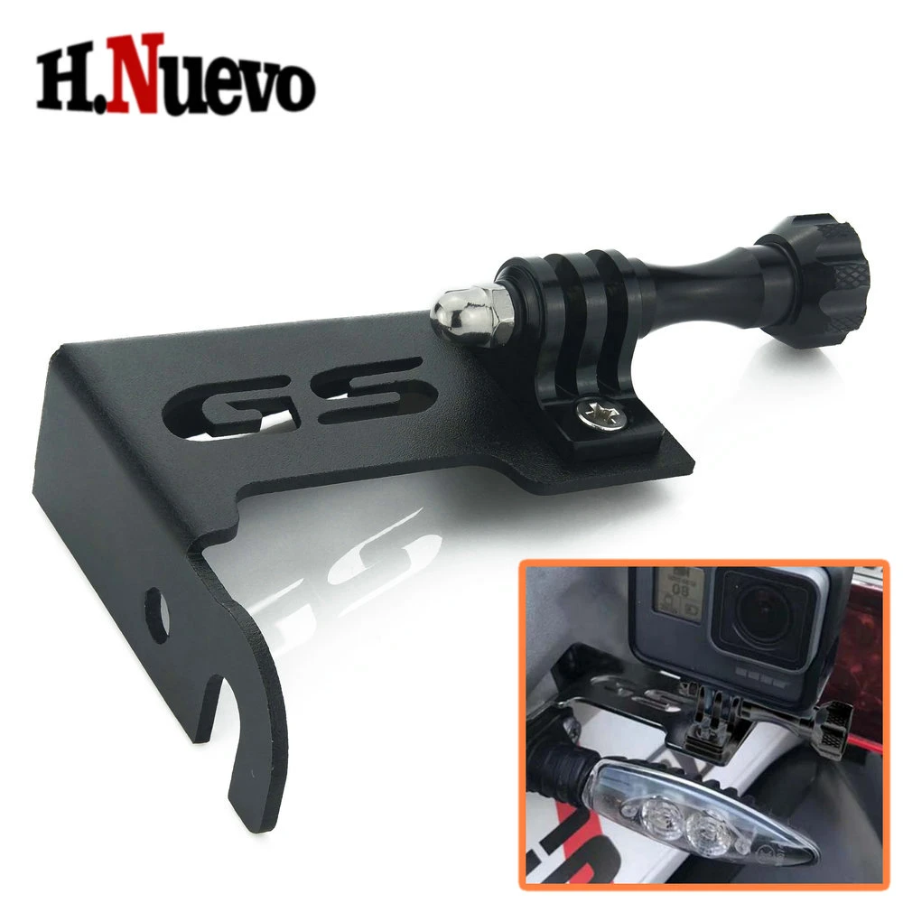 Support De Caméra Avant Gauche De Moto Noir Pour BMW R1200GS