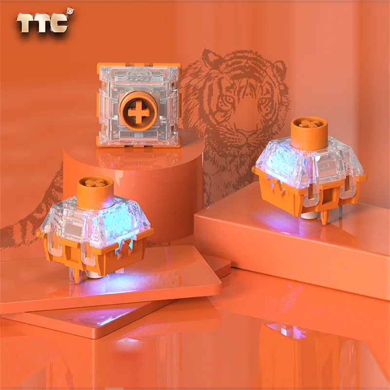 TTC Tiger SE RGB 축 맞춤형 기계식 백라이트 키보드 스위치 콘덴서 타이거만큼 치열하고 번개 트리거만큼 빠른