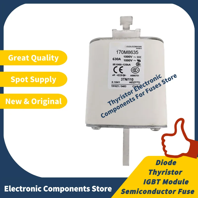 

New and Original Fuses 170M8635 200NHG1B 170M8636 100NHG00B-690 170M8631 250NHG2B-690 170M8630 200NHG2B-690 170M8634