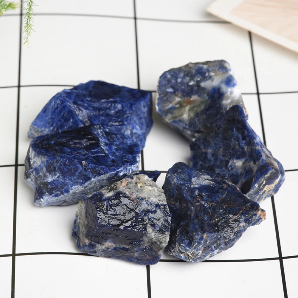 

50-200g natural bluestone crystal bluestone quartz crude ore raw stone mineral crystal mineral specimen room landscape raw stone
