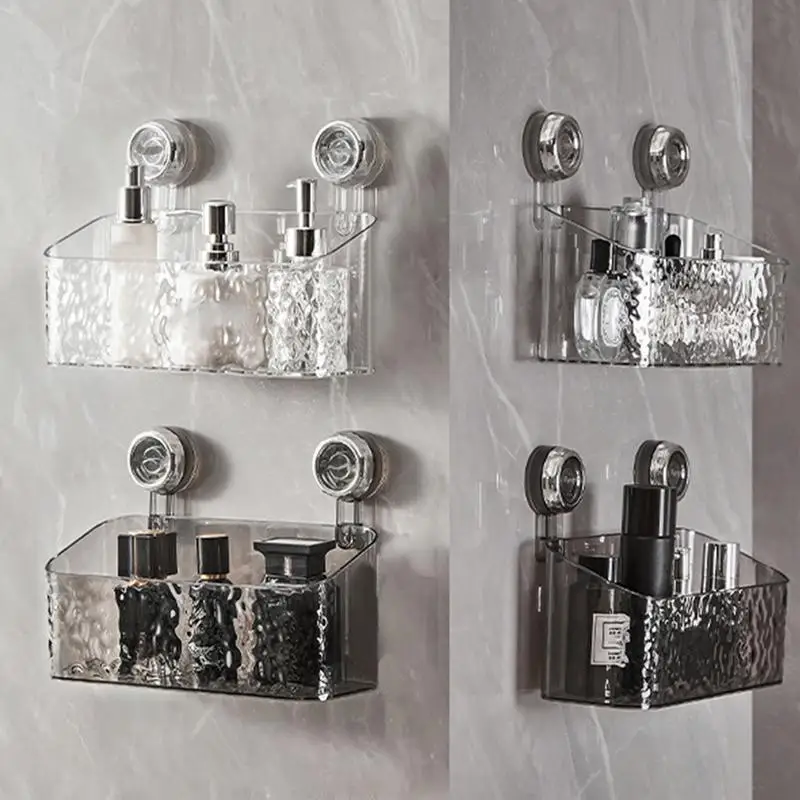 

Роскошная настенная полка на присоске с изображением ледника без отверстий, держатель для корзины с искусственным дизайном, роскошный стиль