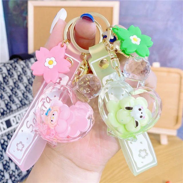 Creative Opal Perfume Bottle Keychain Luxury Key Chain Fashion Key Ring  Women's Purse Charm Pendant Keyrings Car Key Decoration - AliExpress