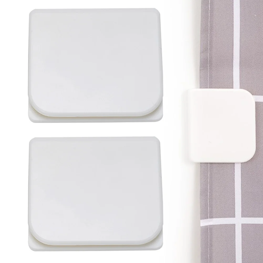 Shower Curtain Clip Plastic Viscose Curtain Anti Splash Clips Shower Holder Bathroom Fixed Clamps Hooks