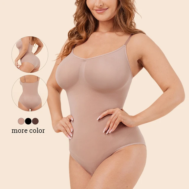 Thigh Compression Bodysuits Underwear Women Shapewear Postpartum Slimming  Full Body Shapers Open-Crotch Nude Seamless Bras - AliExpress