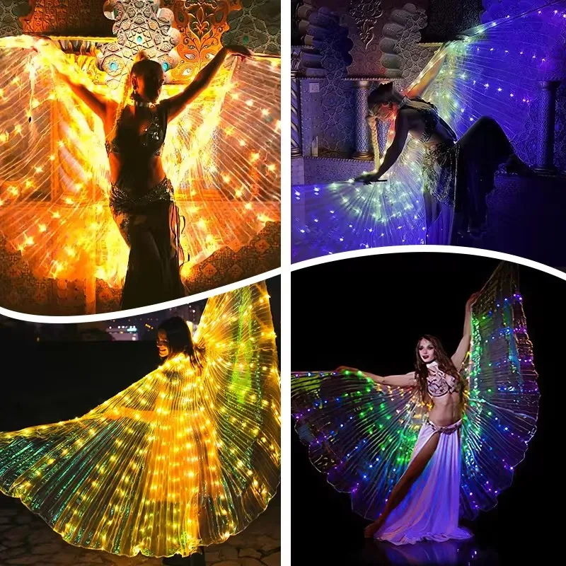 Ali Led Halloween Natale Ali LED Per Danza Del Vento - Ali Di Isis ...