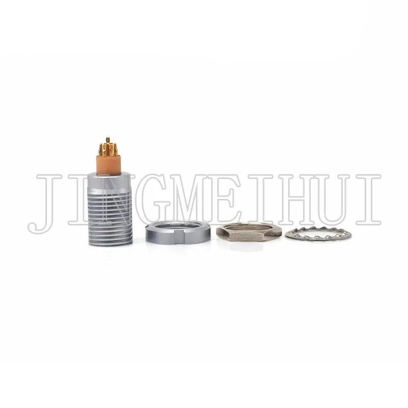 7 9pin aviação metal circular push-pull conector