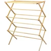 Wooden Clothes Drying Rack for Laundry - Collapsible Folding Bamboo Laundry Drying Rack for Drying Clothes - Heavy Duty 2