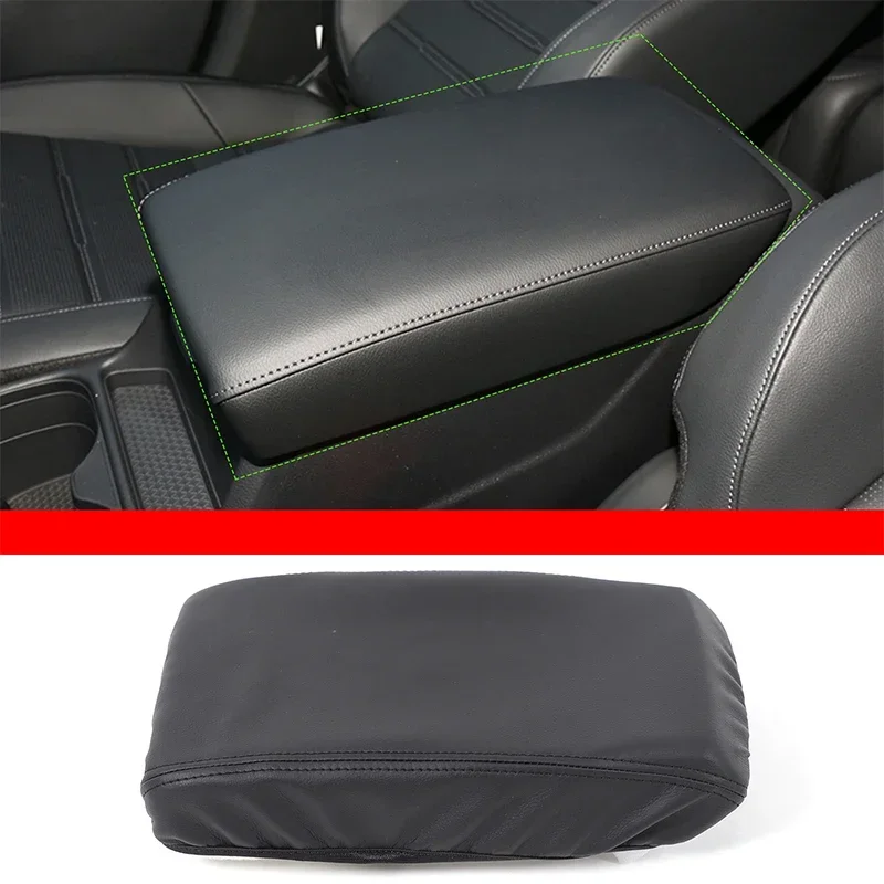 

For Honda CRV 2023 Leather Black Car Styling Car Armrest Box Cover Sticker Car Interior Protection Accessories