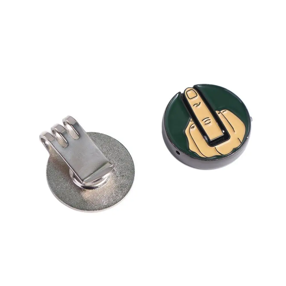 Funny Golf Balls Middle Finger Golf Ball Marker Middle Finger Green Funny Ball Markers Marker Cap