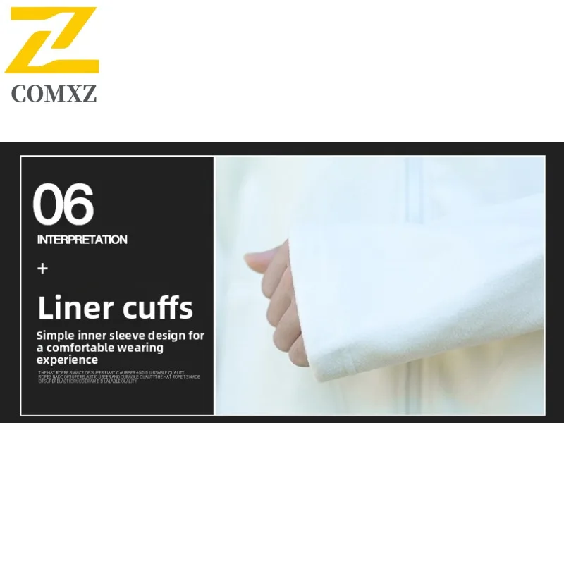 COMXZ Mens Thickened Jacket Snow Skiing Windproof Warm Parka High-quality Hooded Lightweight Cold Resistant Winter Outerwear