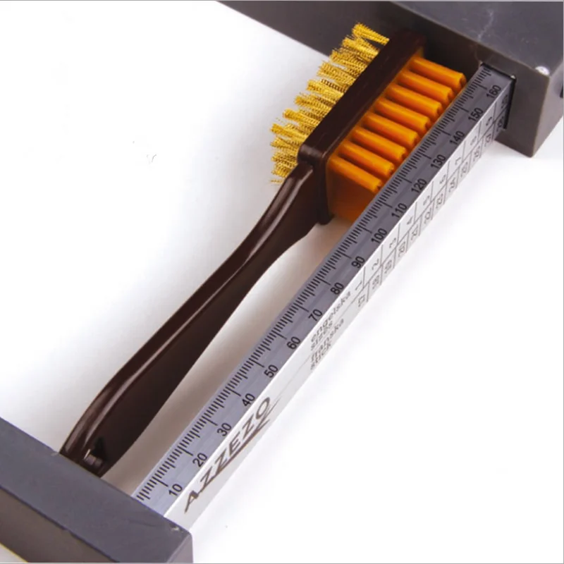 2-Sided Cleaning Brush Rubber Eraser Set Fit for Suede Nubuck Shoes Steel + plastic + rubber Boot Cleaner