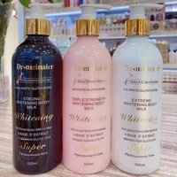 Lotion pour le corps blanchissante au glutathion or 24 carats, crème hydratante éclaircissante et raffermissante pour le corps 3