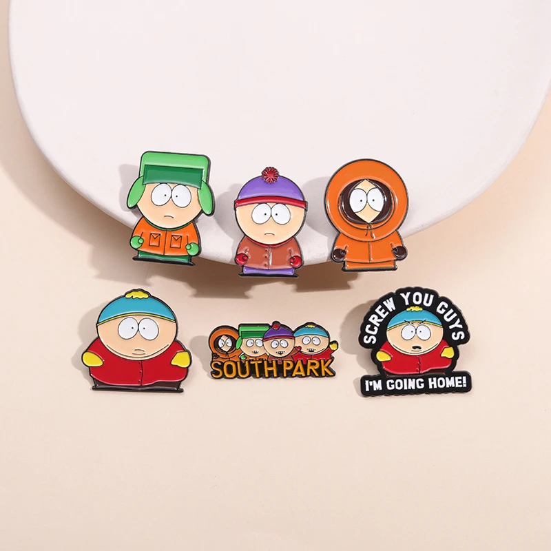 Badge South Park Character Alloy Brooch Brooches