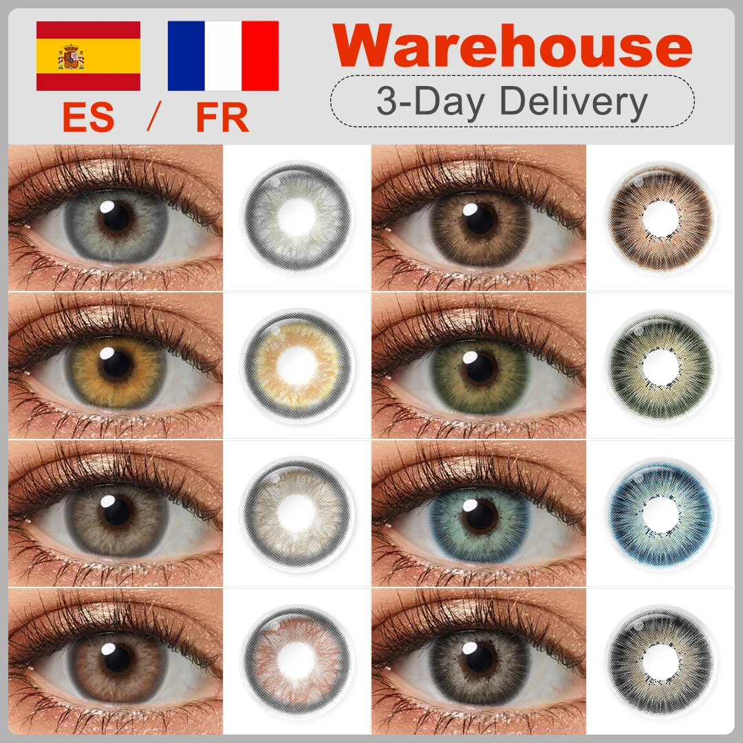 Magister Colored Contact Lenses Natural Look Brown Eye Lenses Beauty pupils Blue contact Lenses Eye Cosmetic Color Lens spotify