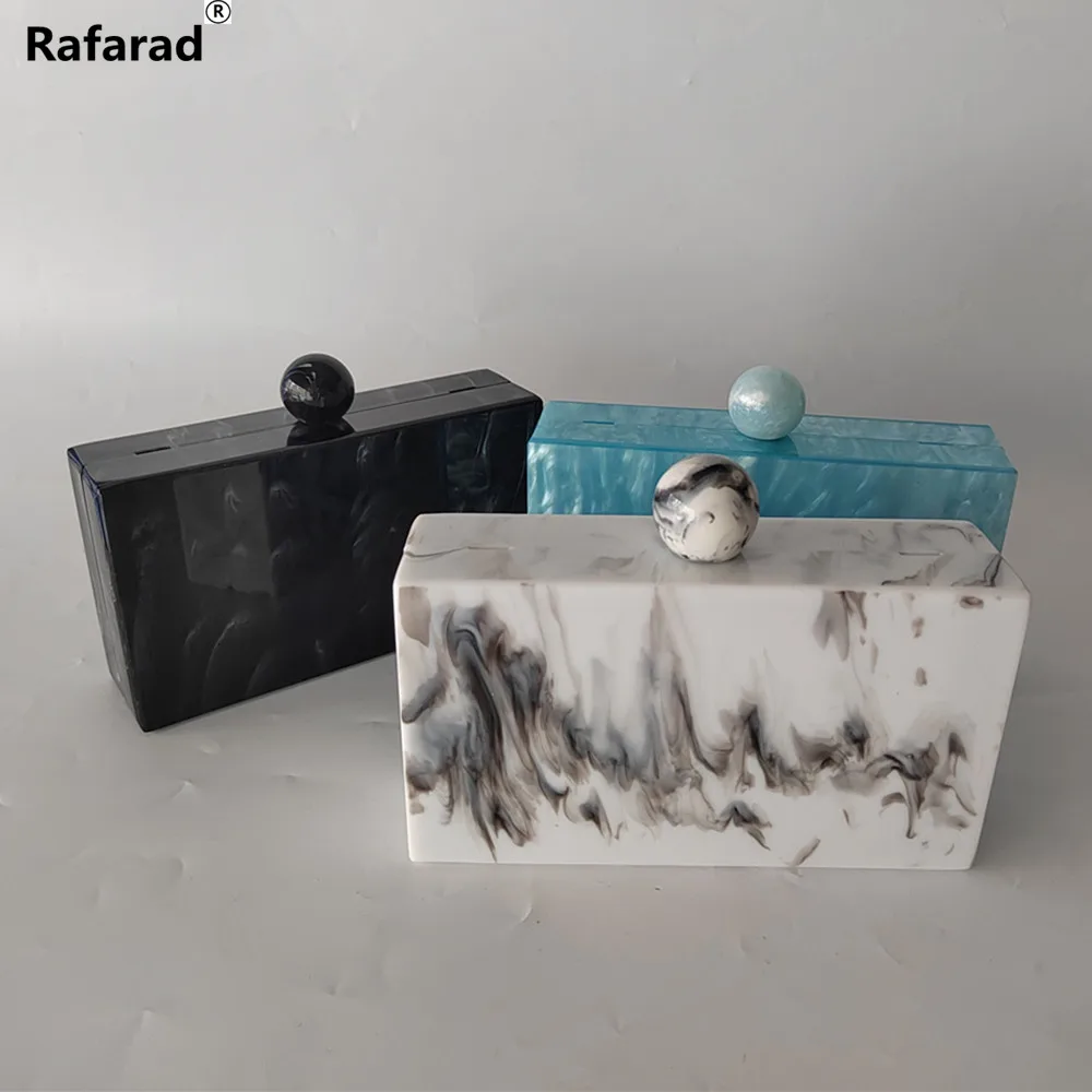 

Мини мраморный акриловый вечерний клатч, кошельки, женские дизайнерские круглые сумки с шариковой цепочкой, женские сумки через плечо, сумки для свадьбы и вечеринки