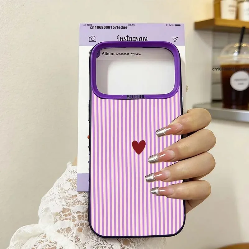 Vibrant Stripe Pattern Fashion Phone Case - Hard IMD Cover