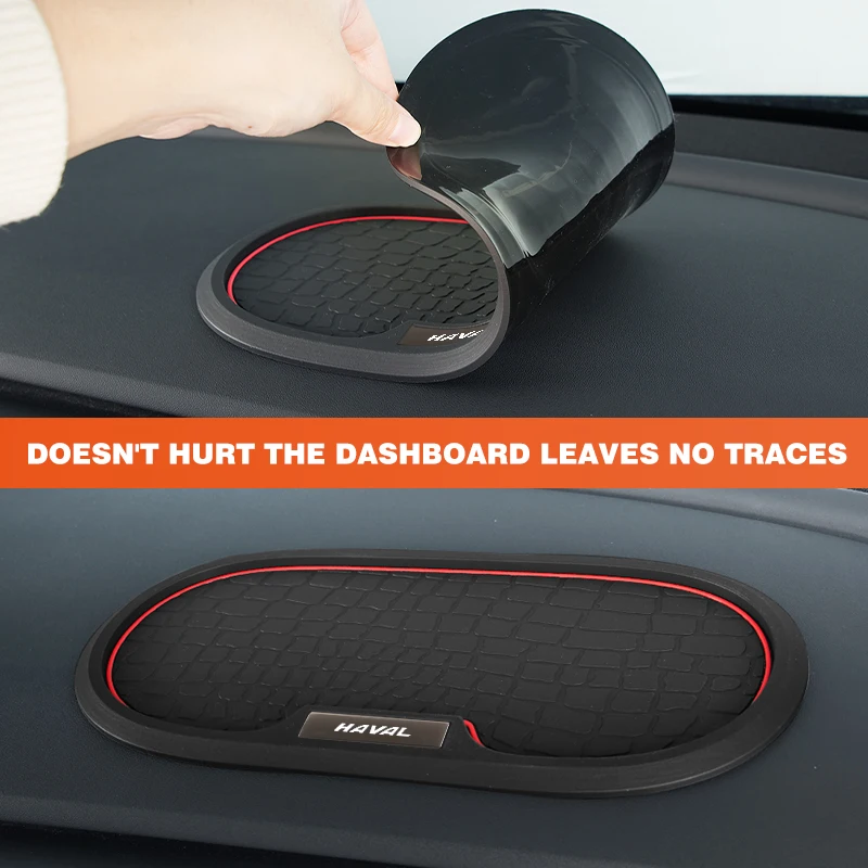 PVC Car Styling Anti-Slip Mat Silicone Dashboard Non-Slip Pad For Haval Jolion F7 H6 H1 H2 H3 H4 H5 H7 H8 H9 M4 M6 F5 F9 F7X
