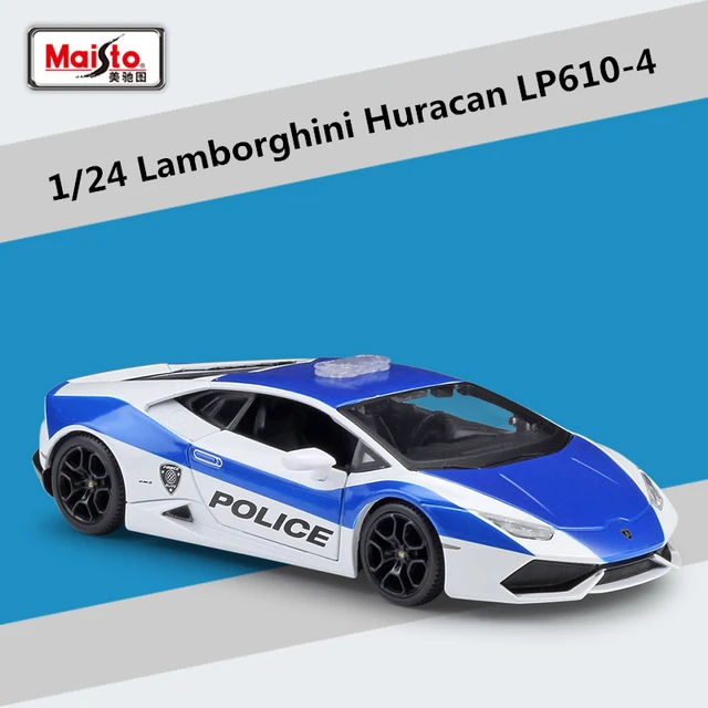 Model Car Police Lamborghini | Simulation Childrens Toys | Lamborghini  Huracan 1:24 - Railed/motor/cars/bicycles - Aliexpress