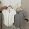 Modal Cotton Summer Loose Korean Version Women's T-irt ort Sve Casual V-ne Top Bone Loing Dra Sense Base irt