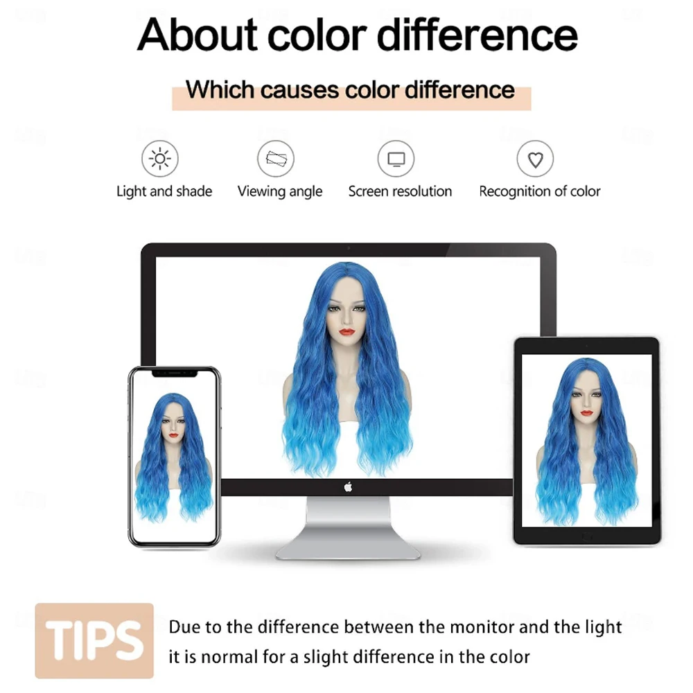 Peruca Cabelo Azul: Tudo o Que Você Precisa Saber Antes de Comprar, image size:1000x1000