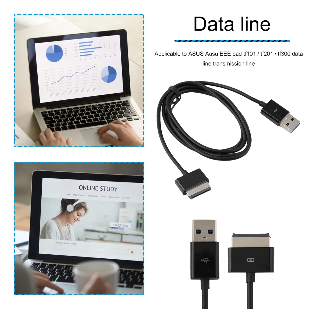 USB-кабель для передачи данных зарядный кабель ASUS Eee Pad TF101/TF201/TF300 планшета Transformer TF101