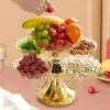 Flower Snack Dessert Plate Fruit Bowl Light Luxury with 5 Bowl Dried Fruit Plate for Cafe Household Office Wedding Living Room 1