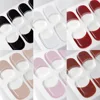 French UV Semi-Cured Gel Nail Wraps Sticker 16Strips Long Lasting Full Cover LED Lamp Gel Cured Slider Decals For Nail Extension 5