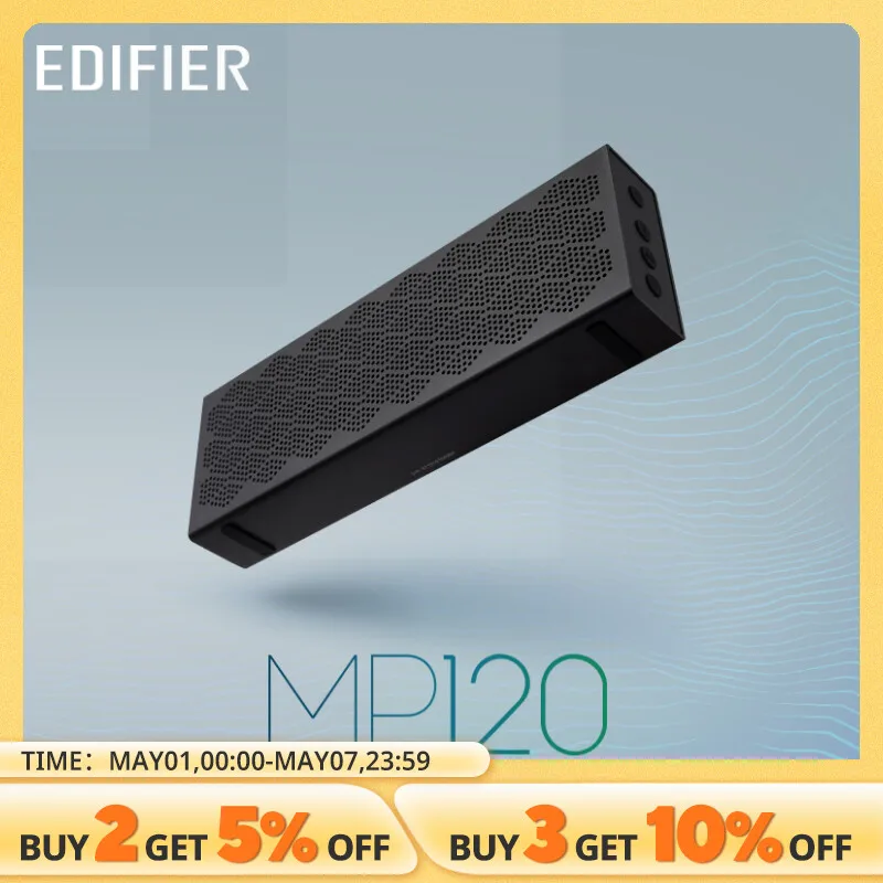 EdifierMP120PortableBluetoothSpeakers4W4WRMSOutputDualFull