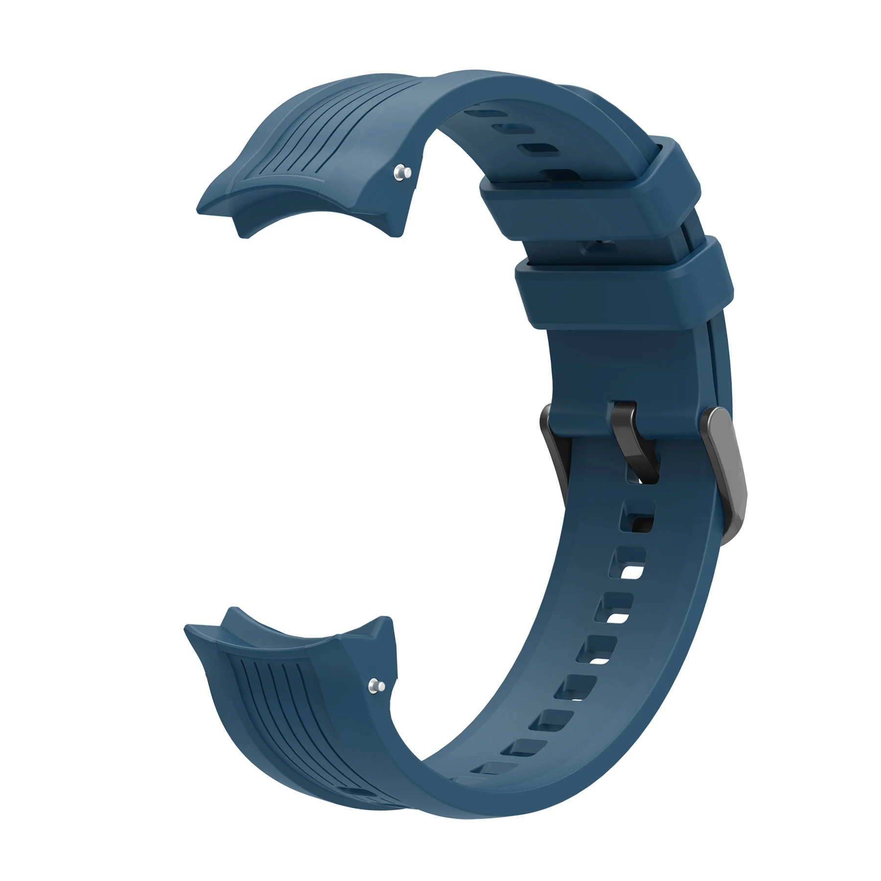 Silicone Sports Watchband Set with Adjustable Strap and Protective Watch Case