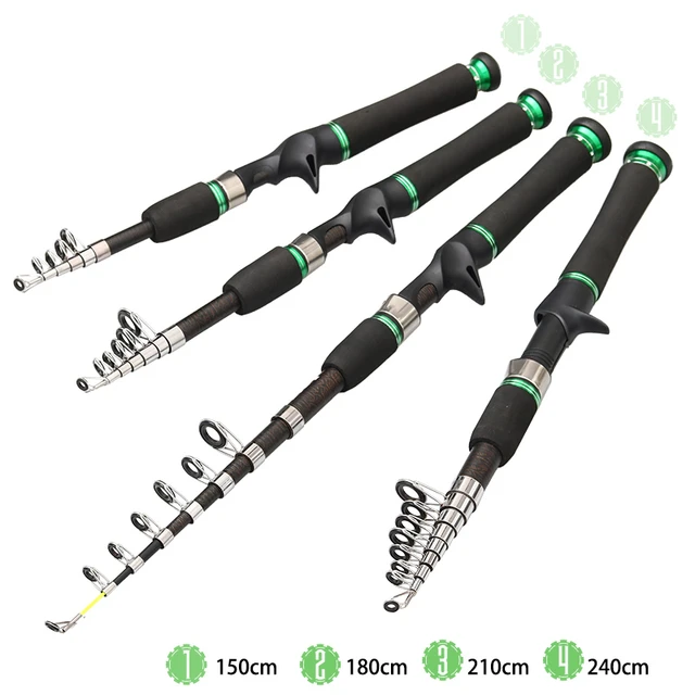 Fishing Rod Telescopic, Spinning Fishing Rods