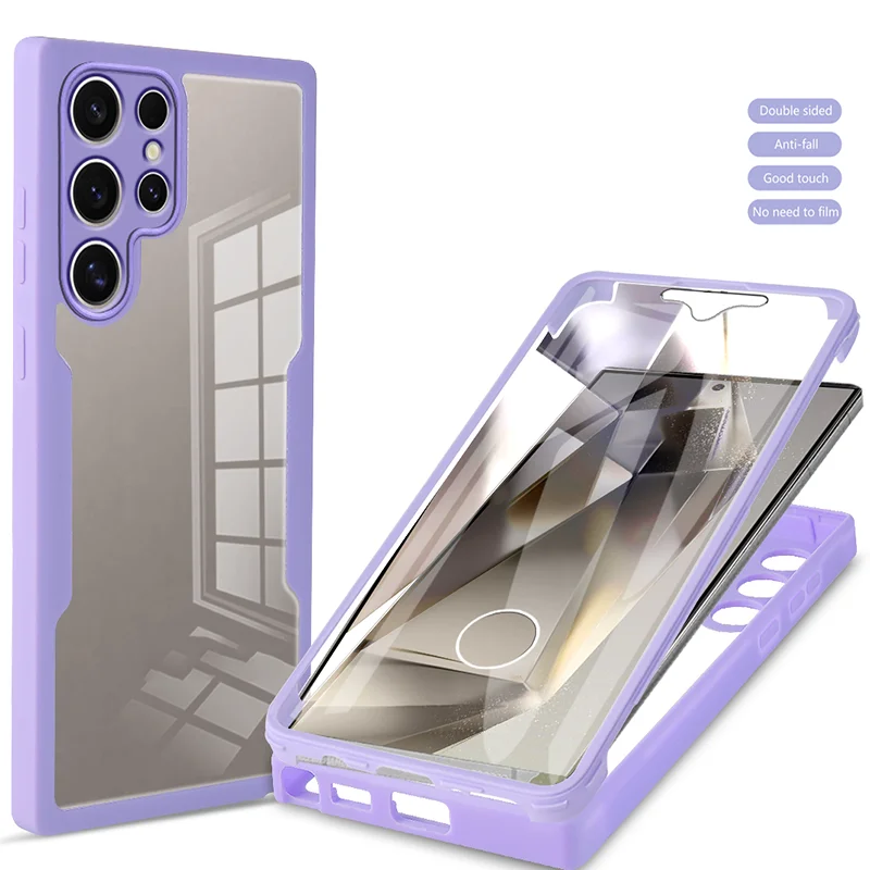 Ultimate 360° Shockproof Full Body Protection Case with Double-Sided Cover