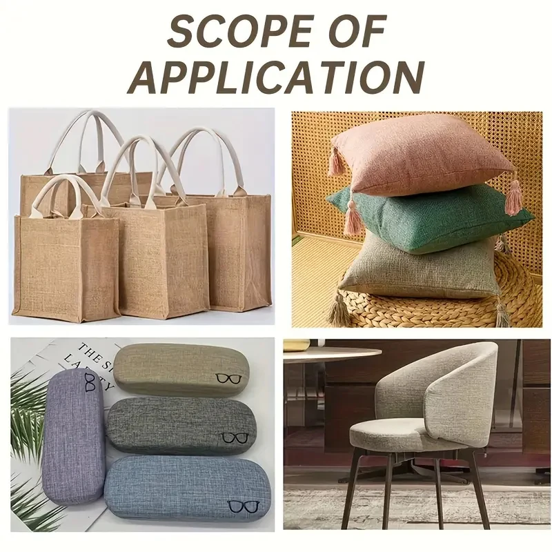 Self-adhesive Linen Fabric Durable Linen Repair Patch for Furniture Sofas Car Seats Office Chairs Boxes Handicrafts Handmade DIY linen repair patch fabric repair patch