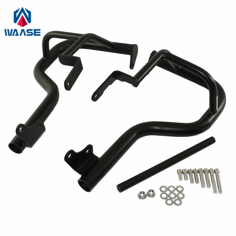 Waase Engine Bumper Guard Crash Bars Protector Steel Per Kawasaki Vn650 Vulcan S 650 En650 2015 2016 2017 2018 2019 2020 2021