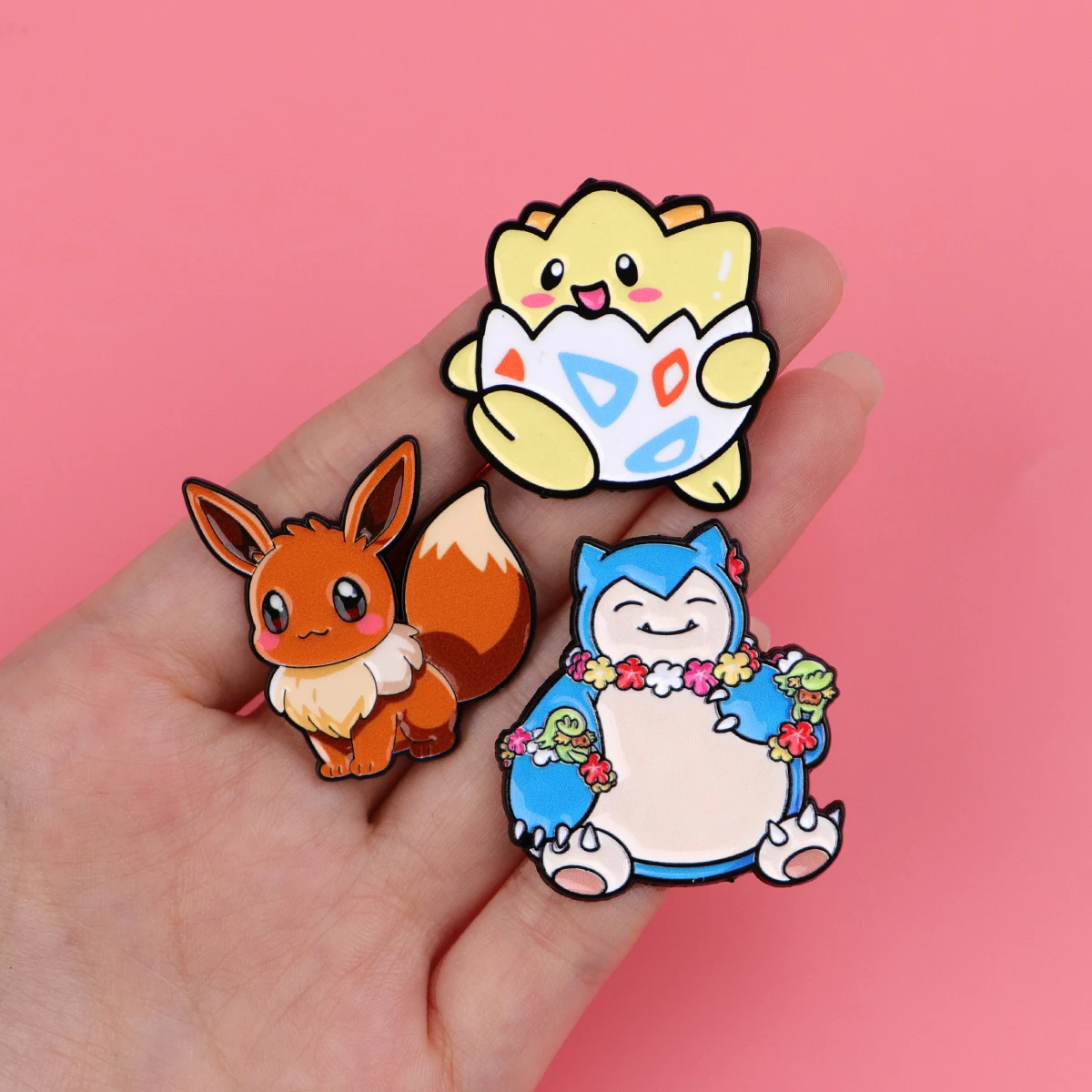 Niedliche Anime-Figuren Emaille-Pins Cartoon-Tiere Brosche Anstecknadel Abzeichen für Rucksack Kleidung Accessoires Modeschmuck Geschenke – Detail 4