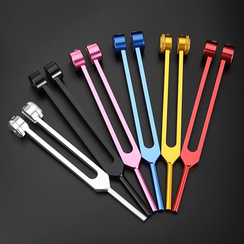 K1KA Tuning Fork Set 128Hz Body Tuning Forks Healing Set Fork Medical Sound Healing Therapy DNA Repair