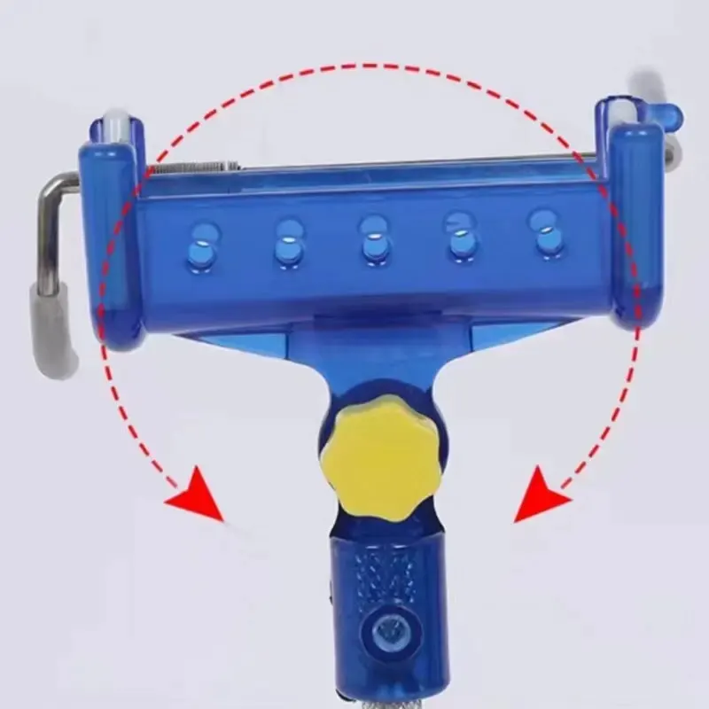 Fishing Rod Bracket 1pc Fishing Rod Ground Insertion Bracket with Rod Drop Lock and Lift Unlock