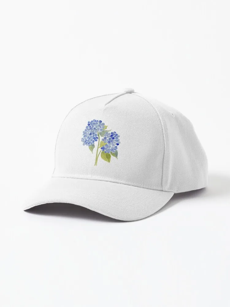 

Blue Gouache Hydrangea Cap black clover caps cheems
